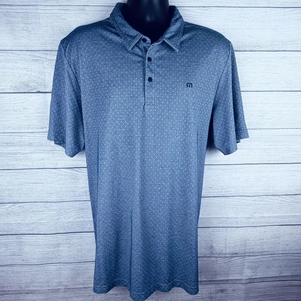TravisMathew Blue Golf Polo XXL - Picture 6 of 11